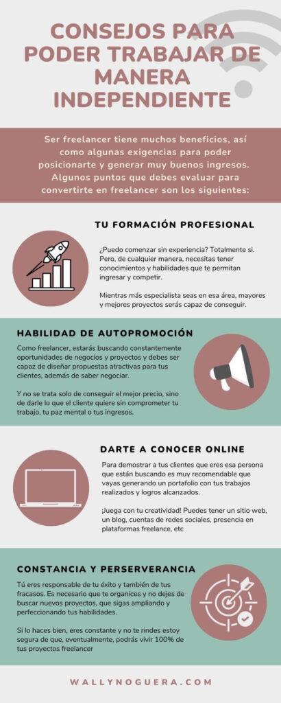 Consejos para trabajar como freelancer