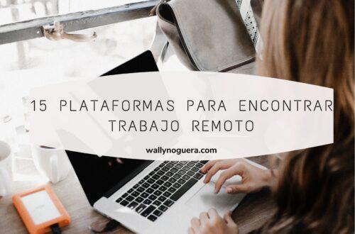 15 plataformas para encontrar trabajo remoto