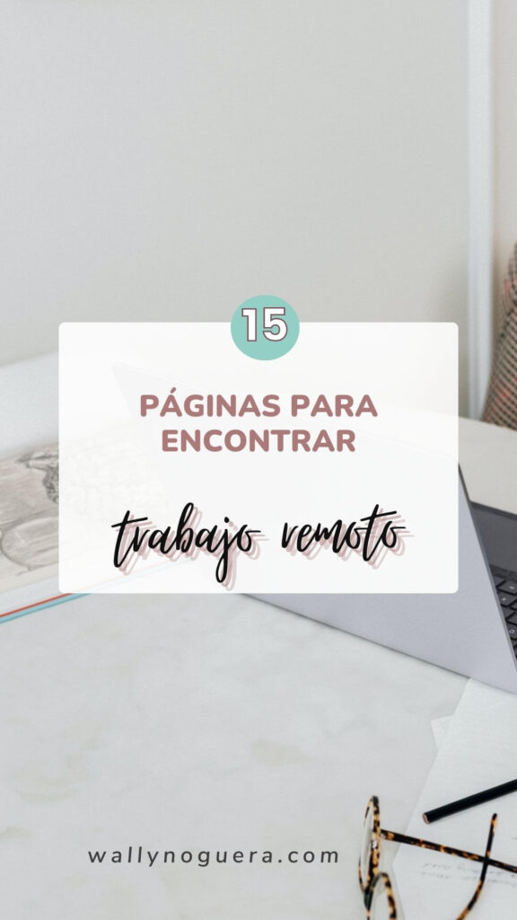 15 páginas para encontrar trabajo remoto