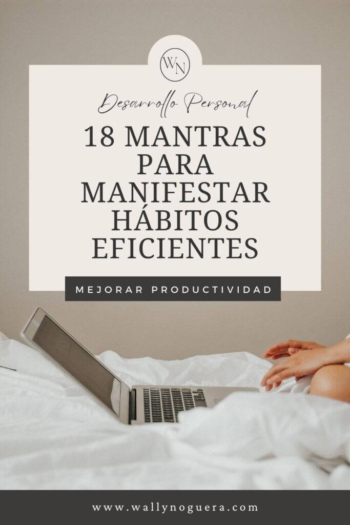 Mantras para manifestar habitos eficientes